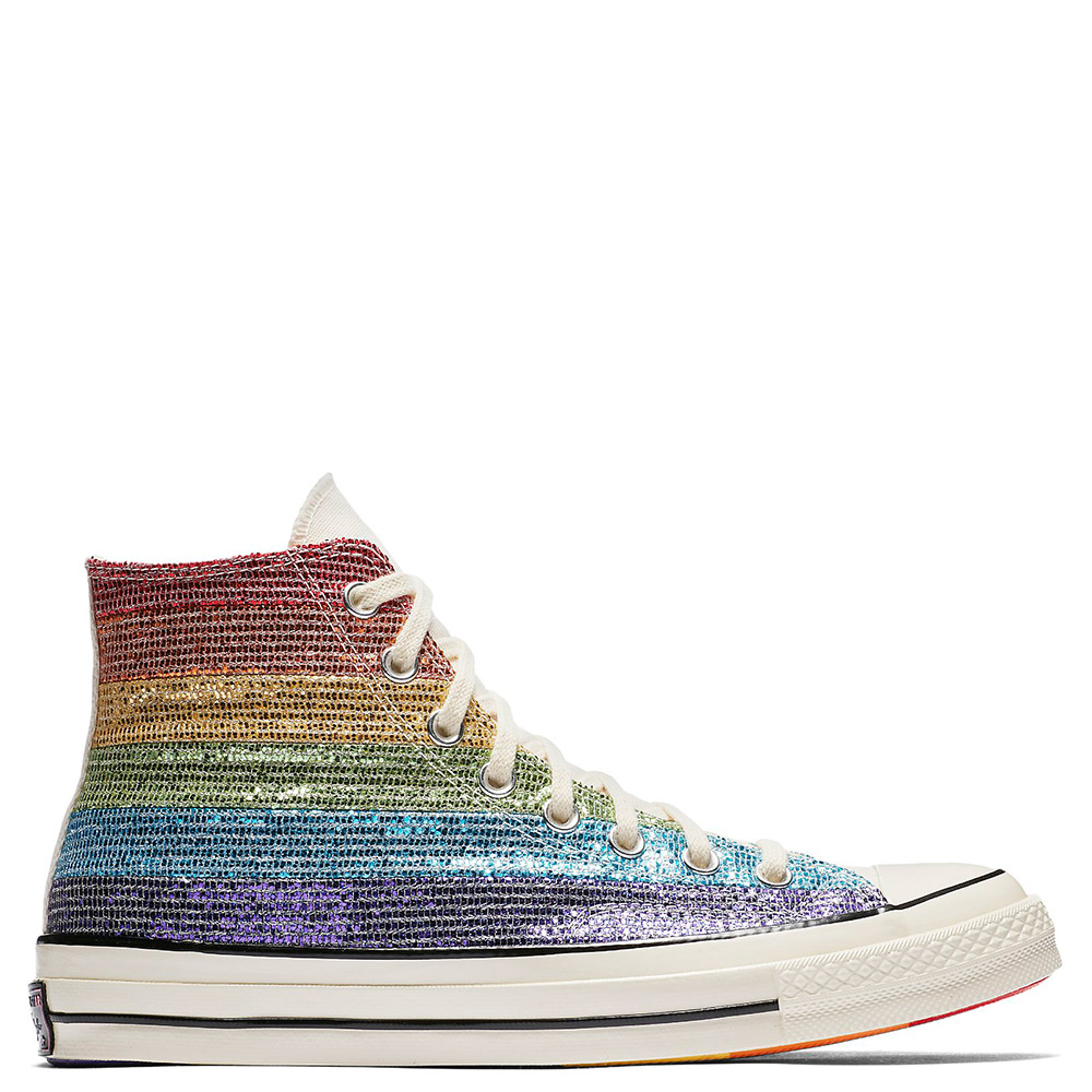 rainbow striped converse