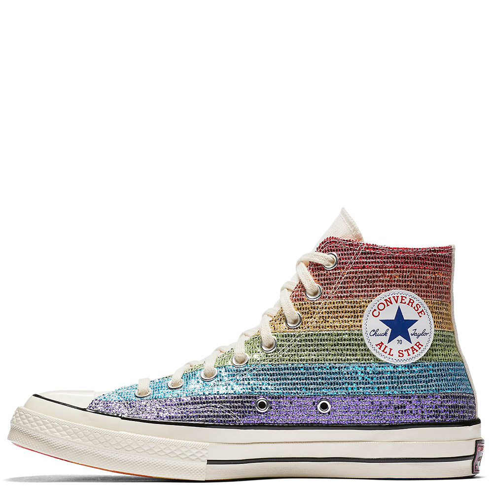 rainbow striped converse