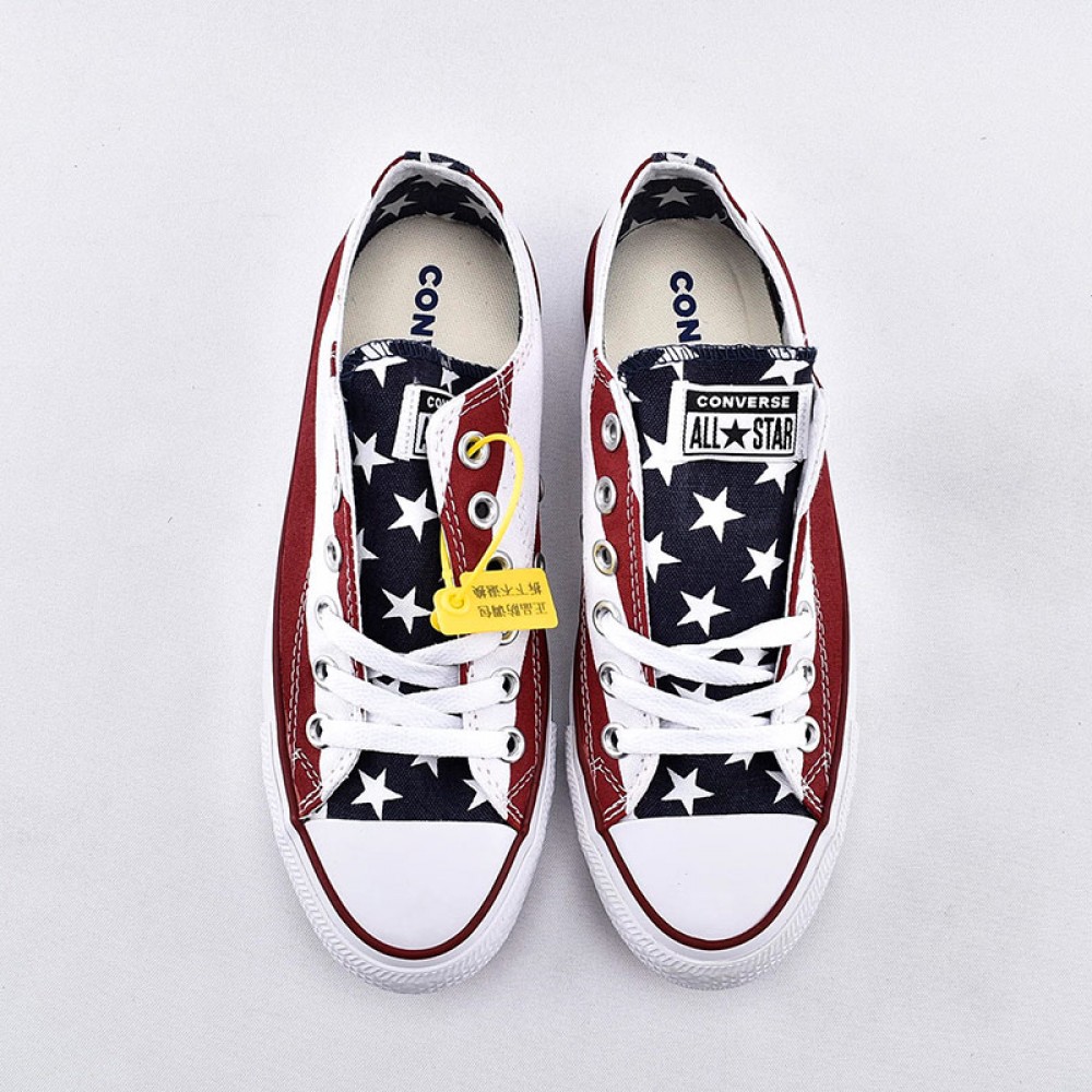 american flag converse low top