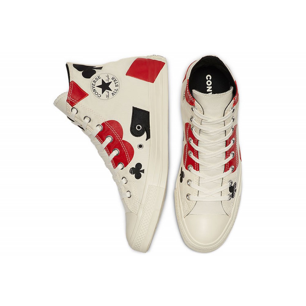 converse high tops with hearts