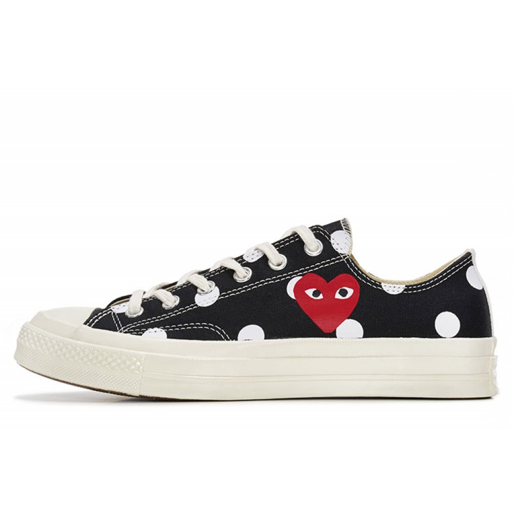 Play Comme des Garcons Converse Polka Dot Red Heart Chuck Taylor All ...