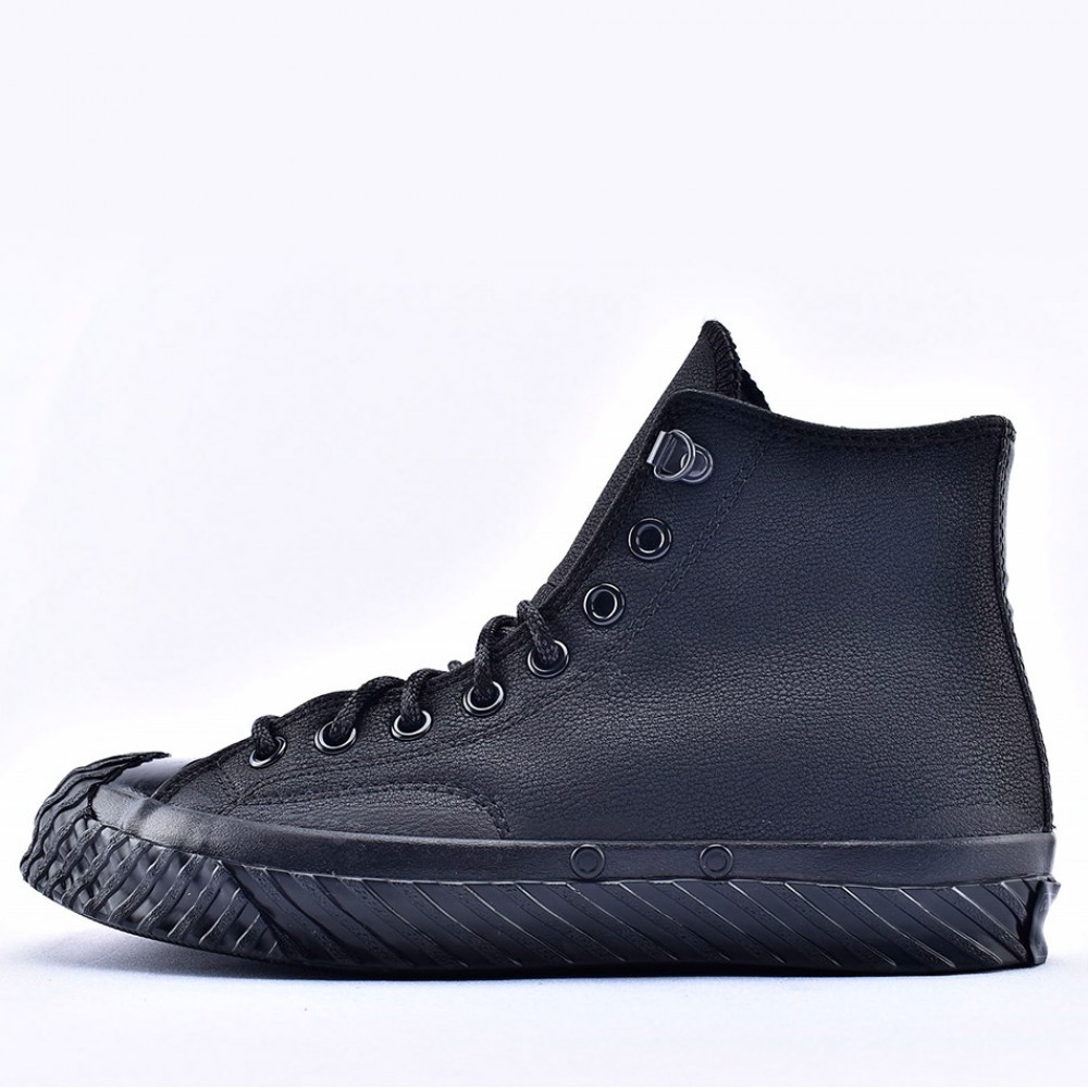 converse full black leather